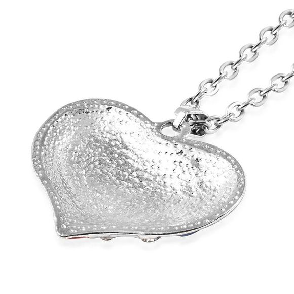 National Flag of America Theme Heart Pendant - Picture 5 of 6